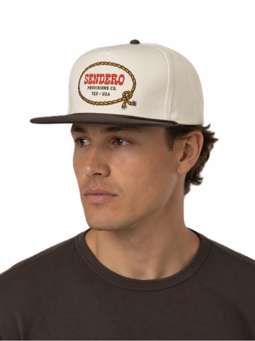 SENDERO PROVISIONS CO. STAGECOACH GRAPHIC CREAM CAP SNAPBACK UNISEX SPCH124S12